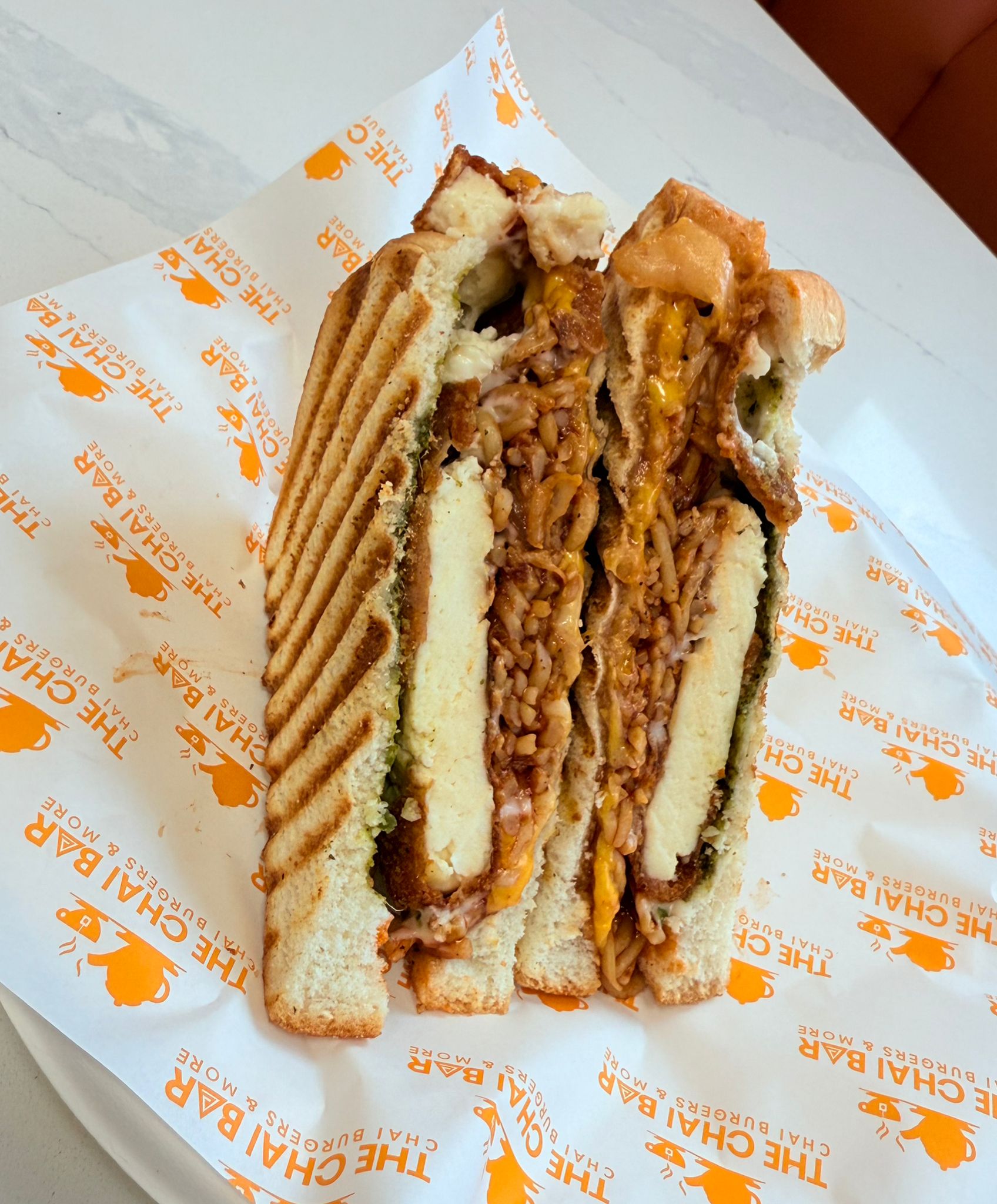 Paneer Noodle Sandwich